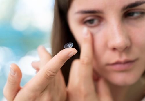 adaptação lente de contato